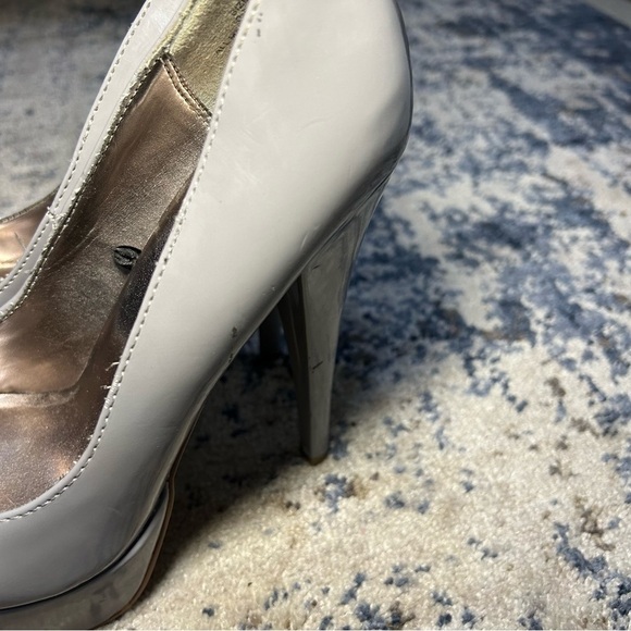 Steve Madden P-Raven Gray Platform Heels Size 7.5 - Picture 3 of 16